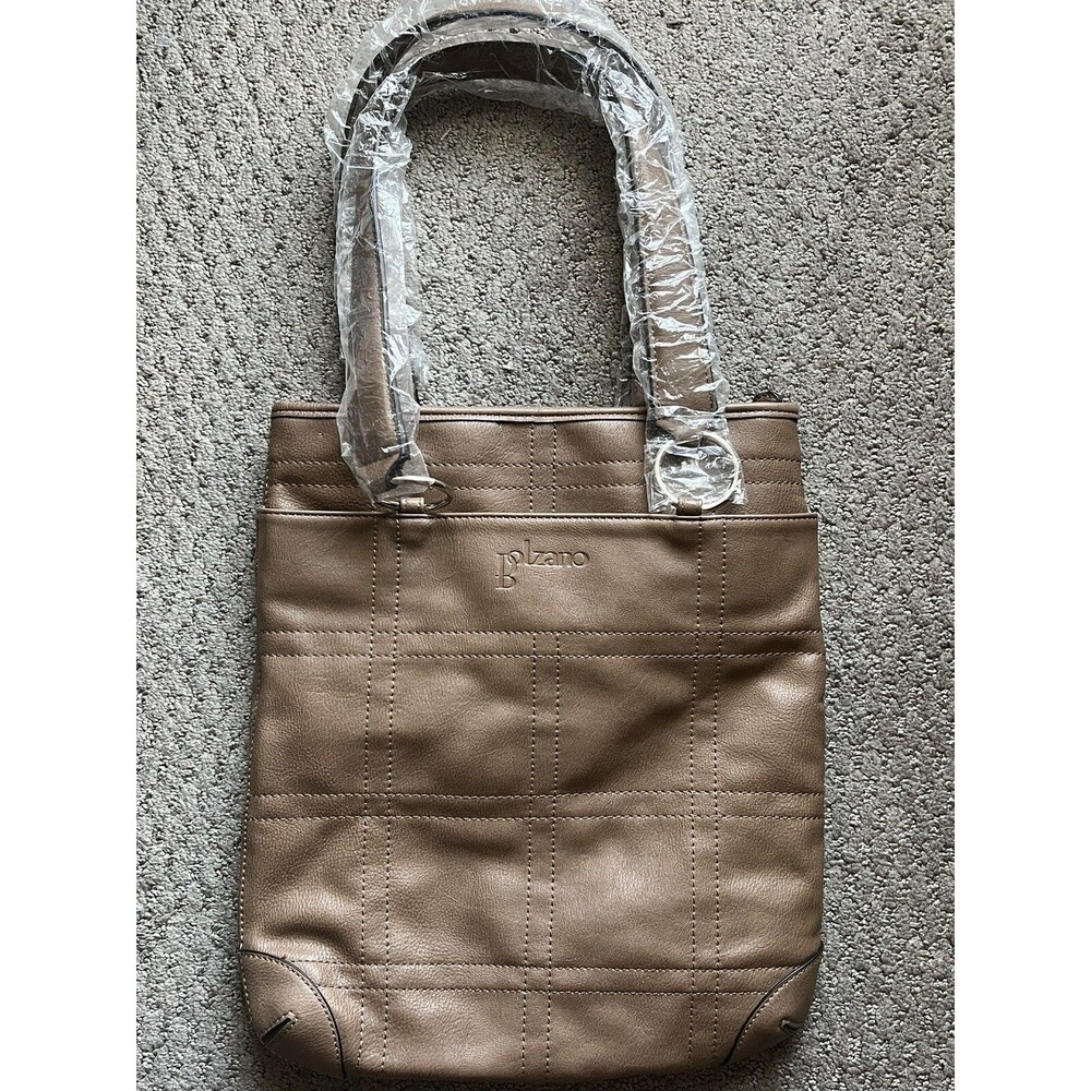 Bolzano Brown Vegan Leather Purse Handbag NWT Small Defect